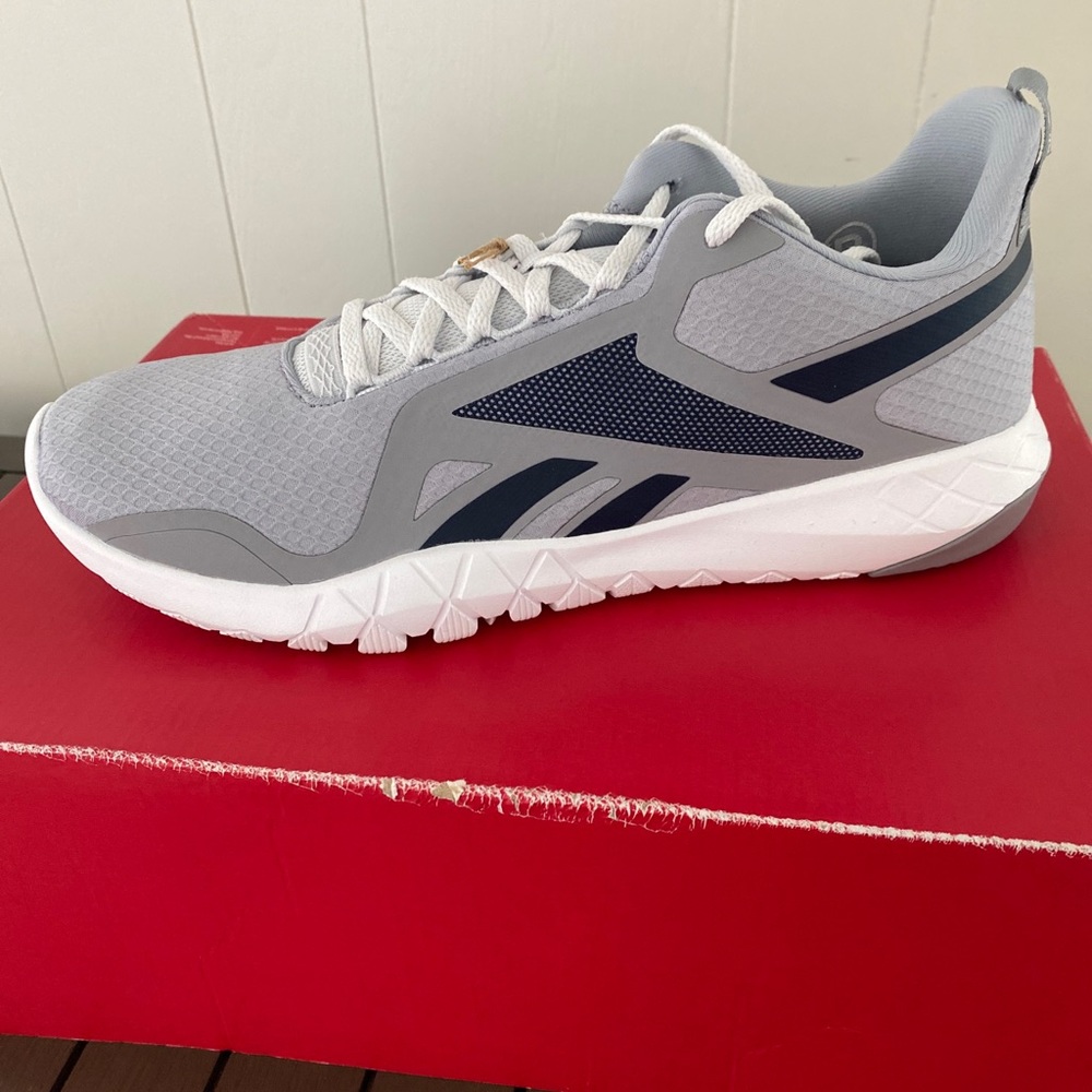 Reebok Mens Flexagon Force 3.0 Grey/navy Cross Training Shoes Size 12 GZ0276